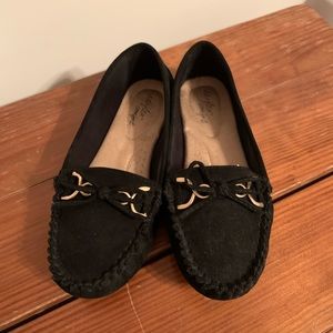 Black Loafers Flats